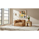  Manufacturer Color_Saddle -- Shaggy Saddle Corduroy Performance Fabric Upholstered Modular Corner Chair IMAGE 2