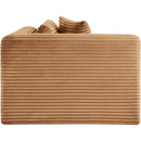  Manufacturer Color_Saddle -- Shaggy Saddle Corduroy Performance Fabric Upholstered Modular Corner Chair IMAGE 5