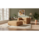 Manufacturer Color_Saddle -- Shaggy Saddle Corduroy Performance Fabric Upholstered Ottoman IMAGE 2