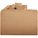  Manufacturer Color_Saddle -- Shaggy 140" Saddle Corduroy Performance Fabric Upholstered 4 pc Modular Sofa IMAGE 4