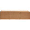 Meridian Shaggy Saddle Corduroy Performance Fabric Modular Sofa IMAGE 5
