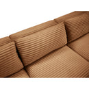  Manufacturer Color_Saddle -- Shaggy 140" Saddle Corduroy Performance Fabric Upholstered 5 pc Modular Sectional IMAGE 8