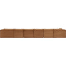 Meridian Shaggy Saddle Corduroy Performance Fabric Modular Sectional IMAGE 5