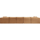 Meridian Shaggy Saddle Corduroy Performance Fabric Modular Sectional IMAGE 5