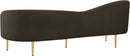Meridian Brown Ritz Sofa