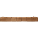 Meridian Shaggy Saddle Corduroy Performance Fabric Modular Sectional IMAGE 5