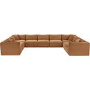 Manufacturer Color_Saddle -- Shaggy 171" Saddle Corduroy Performance Fabric Upholstered 9 pc Modular Sectional IMAGE 3
