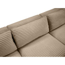  Manufacturer Color_Taupe -- Shaggy 145" Taupe Corduroy Performance Fabric Upholstered 5 pc Modular Sectional IMAGE 8