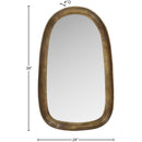  Meridian Auberge Brass Aluminum Frame Mirror IMAGE 6