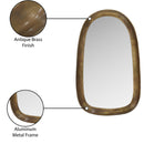  Meridian Auberge Brass Aluminum Frame Mirror IMAGE 7