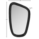  Meridian Auberge Black Aluminum Frame Mirror IMAGE 6