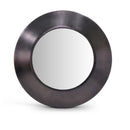  Meridian Sphere Black Iron Frame Mirror IMAGE 1