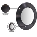  Meridian Sphere Black Iron Frame Mirror IMAGE 8