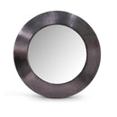  Meridian Sphere Black Iron Frame Mirror IMAGE 1