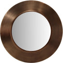  Meridian Sphere Brown Iron Frame Mirror IMAGE 3