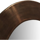  Meridian Sphere Brown Iron Frame Mirror IMAGE 6