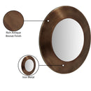  Meridian Sphere Brown Iron Frame Mirror IMAGE 8
