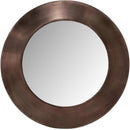  Meridian Sphere Brown Iron Frame Mirror IMAGE 3