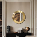  Meridian Sphere Gold Iron Frame Mirror IMAGE 2