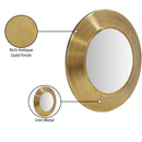  Meridian Sphere Gold Iron Frame Mirror IMAGE 8