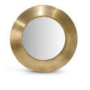  Meridian Sphere Gold Iron Frame Mirror IMAGE 1