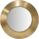  Meridian Sphere Gold Iron Frame Mirror IMAGE 3