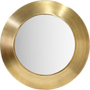  Meridian Sphere Gold Iron Frame Mirror IMAGE 3