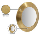  Meridian Sphere Gold Iron Frame Mirror IMAGE 8