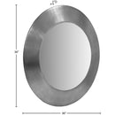  Meridian Sphere Silver Iron Frame Mirror IMAGE 7