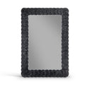  Meridian Revolve Black Oak Veneer Mirror IMAGE 1