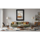  Meridian Revolve Black Oak Veneer Mirror IMAGE 2
