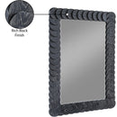  Meridian Revolve Black Oak Veneer Mirror IMAGE 7