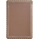  Meridian Revolve Brown Oak Veneer Mirror IMAGE 5