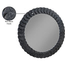  Meridian Revolve Black Oak Veneer Mirror IMAGE 7
