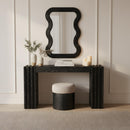  Meridian Bellagio Black Oak Veneer Mirror IMAGE 2