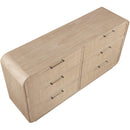  Color_Natural -- Meridian Windsor 6 Drawer Dresser IMAGE 10