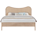 Meridian Windsor Natural Rubberwood Full Bed (3 Boxes) IMAGE 3