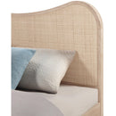 Meridian Windsor Natural Rubberwood King Bed (3 Boxes) IMAGE 7