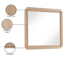  Meridian Windsor Natural Solid Wood Mirror IMAGE 10