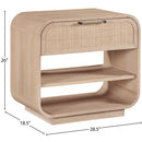  Color_Natural -- Meridian Windsor 1 Drawer Nightstand IMAGE 11