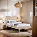  Color_Natural  Size_Twin  -- Windsor Natural Solid Wood Twin Bed IMAGE 2