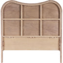 Meridian Windsor Natural Rubberwood Twin Bed (3 Boxes) IMAGE 5