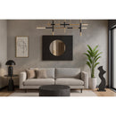  Meridian Optic Black Oak Wood Frame Mirror IMAGE 2