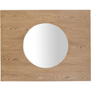  Meridian Optic Natural Oak Wood Frame Mirror IMAGE 3