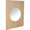  Meridian Optic Natural Oak Wood Frame Mirror IMAGE 4