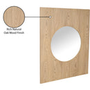  Meridian Optic Natural Oak Wood Frame Mirror IMAGE 9
