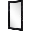  Meridian Pavia Black Genuine Marble Frame Mirror IMAGE 4