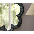 Meridian Vicenza Green Genuine Marble Frame Mirror IMAGE 6