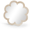  Meridian Vicenza Natural Genuine Travertine Frame Mirror IMAGE 1