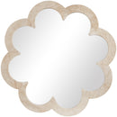  Meridian Vicenza Natural Genuine Travertine Frame Mirror IMAGE 3